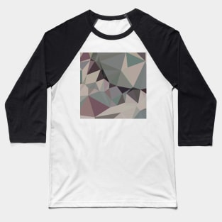 Laurel Green Abstract Low Polygon Background Baseball T-Shirt